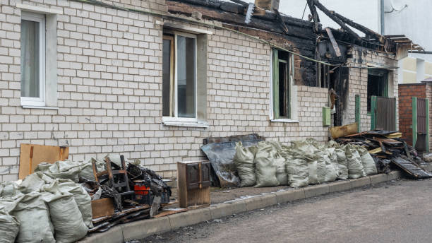 Professional Fire Damage Removal technician working in Kentucky, KY